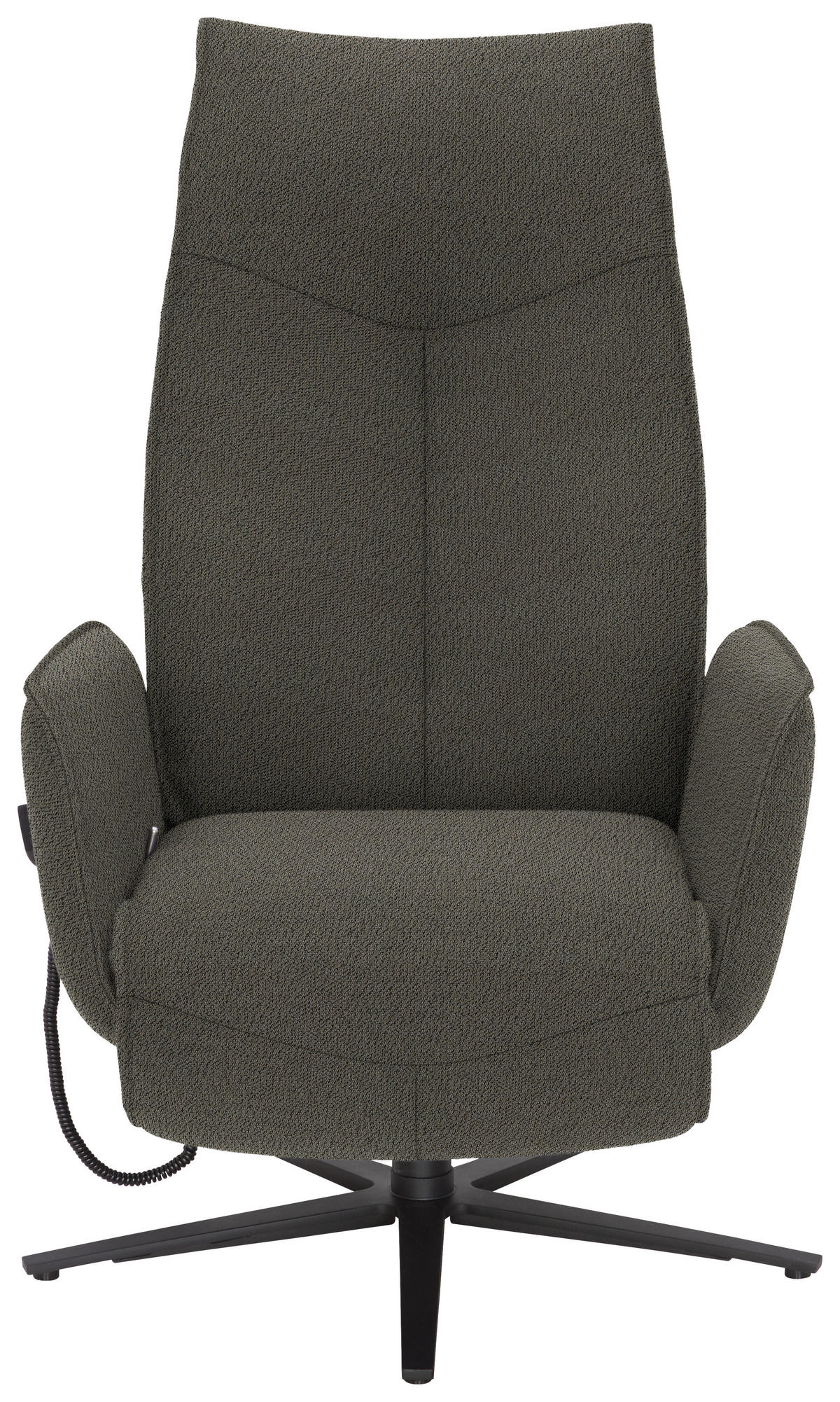 RELAXSESSEL in Textil Graubraun  - Anthrazit/Graubraun, Design, Textil/Metall (71/114/84cm) - Johann Jakob