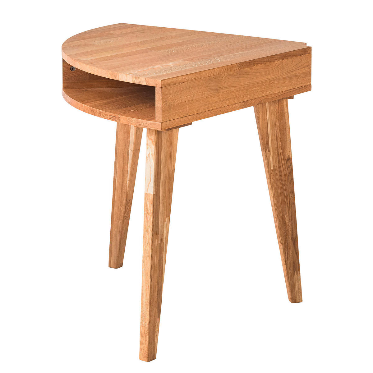 ECKSCHREIBTISCH 75/75/76 cm  in Wildeiche  - Wildeiche, Natur, Holz (75/75/76cm) - home24