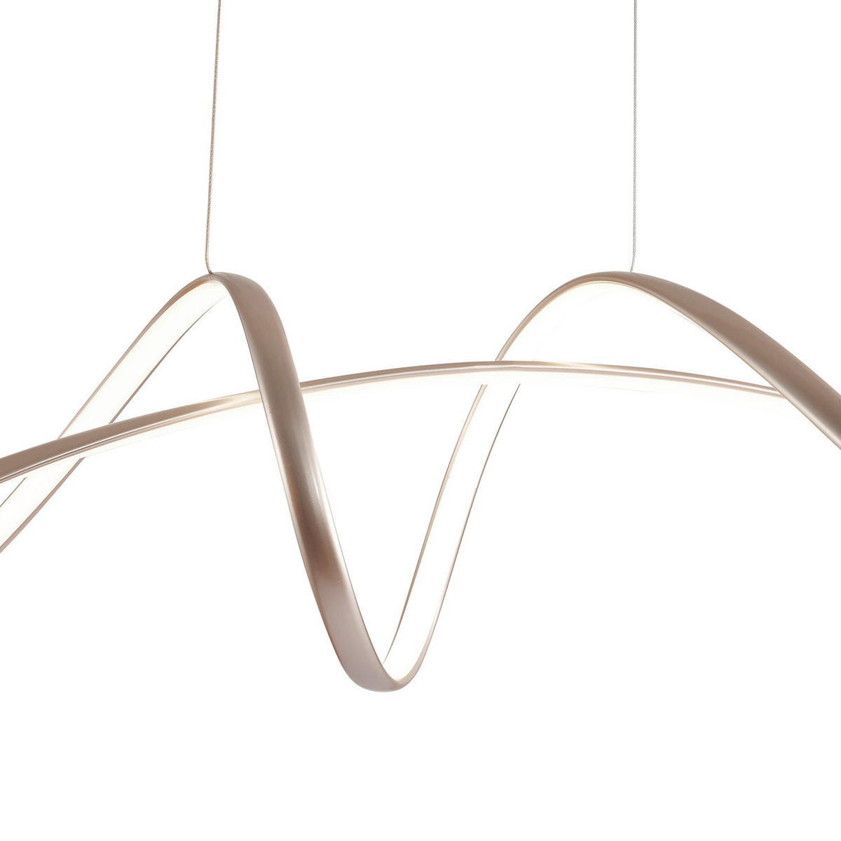 LED-HÄNGELEUCHTE 92/29/120 cm   - Silberfarben, Design, Metall (92/29/120cm)