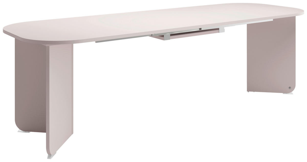 ESSTISCH Beige bootsförmig  ausziehbar, Variantenauswahl, in verschiedenen Größen erhältlich, in verschiedenen Holzdekoren erhältlich  - Beige, Natur, Holzwerkstoff (180-260/90/76cm) - Tom Tailor