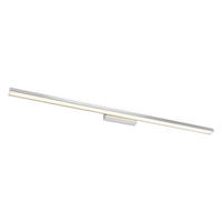 LED-WANDLEUCHTE Aurora 120/5/7 cm   - Alufarben, Basics, Kunststoff/Metall (120/5/7cm) - Novel