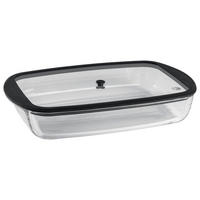 AUFLAUFFORM Kunststoff, Glas, Textil  - Transparent/Schwarz, Basics, Glas/Kunststoff (41.5/25/8.2cm) - CHEF CUISINE