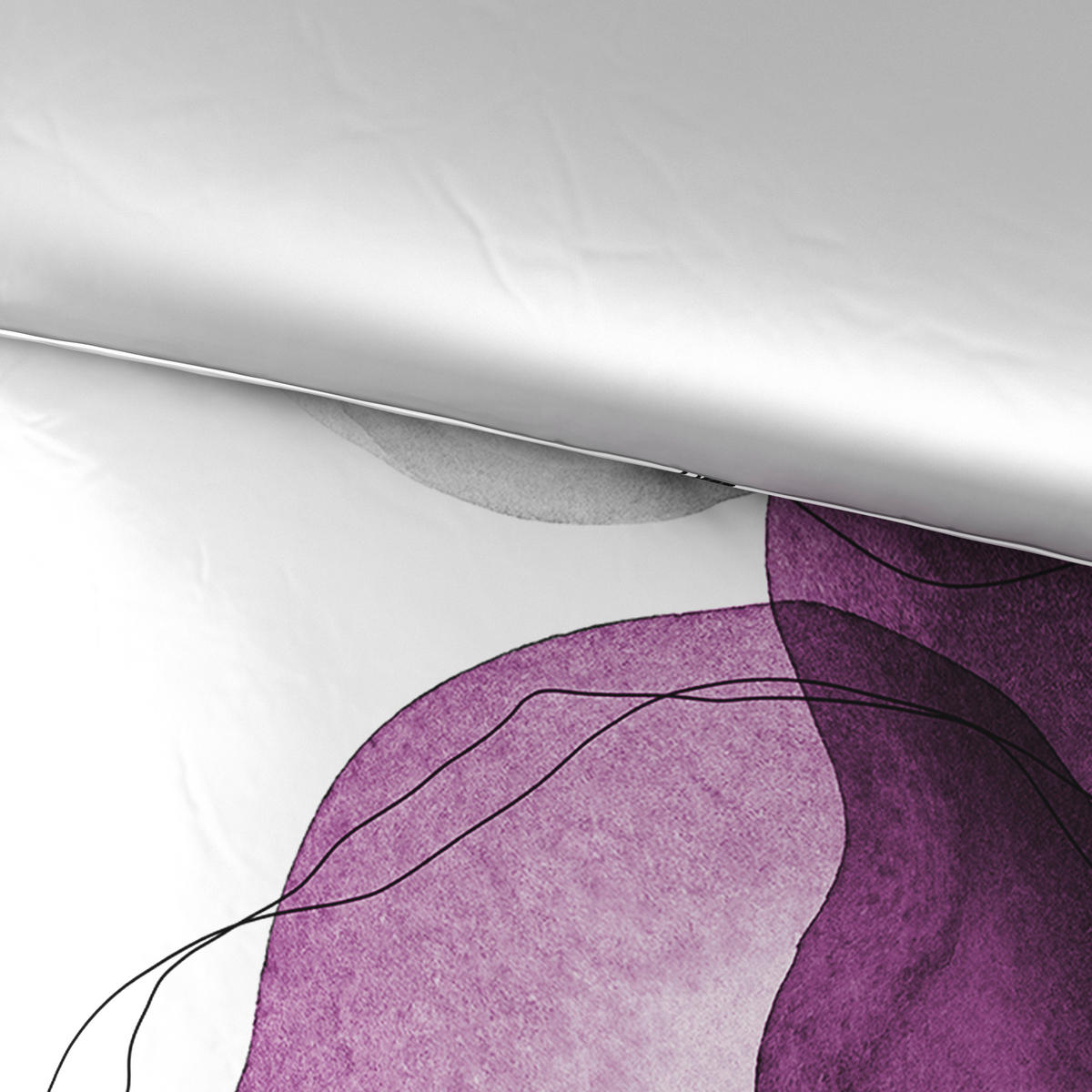 POSTELJINA SA DVA LICA MAGIC 140/200 cm saten lila  - lila, Trendi, tekstil (140/200cm) - Esposa