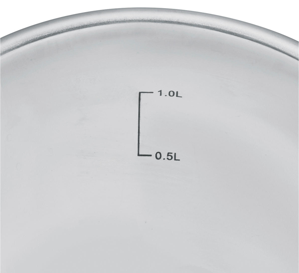 SCHÜSSEL DELUXE   - Transparent/Silberfarben, Basics, Kunststoff/Metall (16/10,5cm) - KÜCHENPROFI
