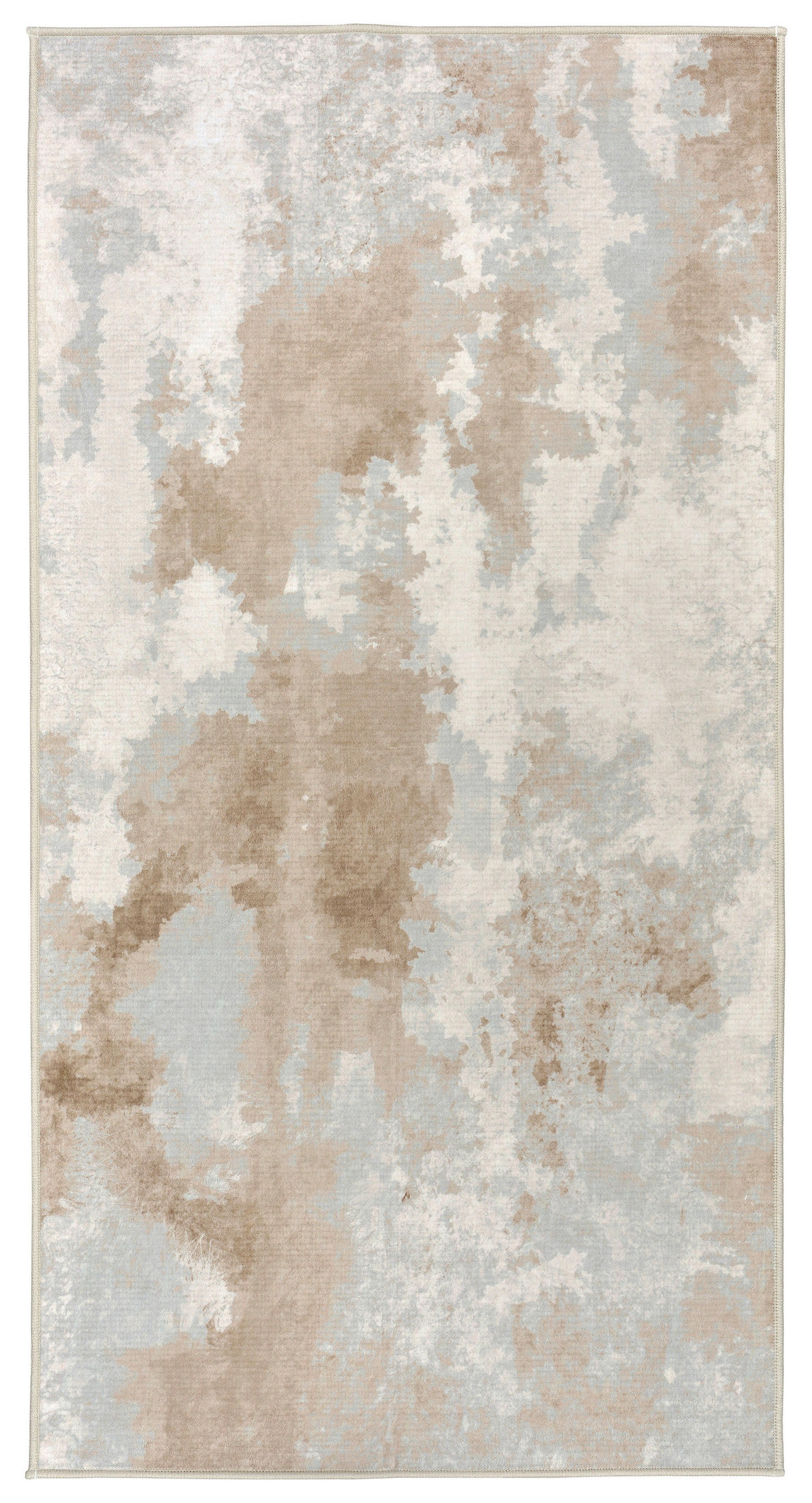 FLACHWEBETEPPICH 80/150 cm LIVING-TREND Dunkelgrau, Graubraun  - Dunkelgrau/Graubraun, Design, Kunststoff/Textil (80/150cm) - Lindorug