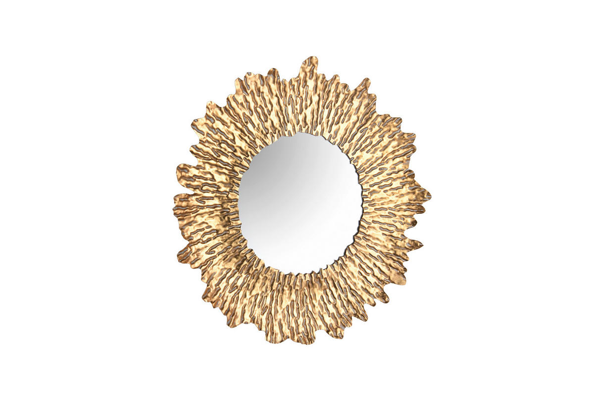 DEKOSPIEGEL - Goldfarben, Trend, Glas/Metall (80/80/9cm) - Boxxx