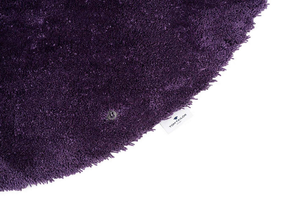 PREPROGA Z VISOKIM FLOROM Cozy  135/200 cm  taftano  lila  - lila, Basics, tekstil (135/200cm) - Tom Tailor