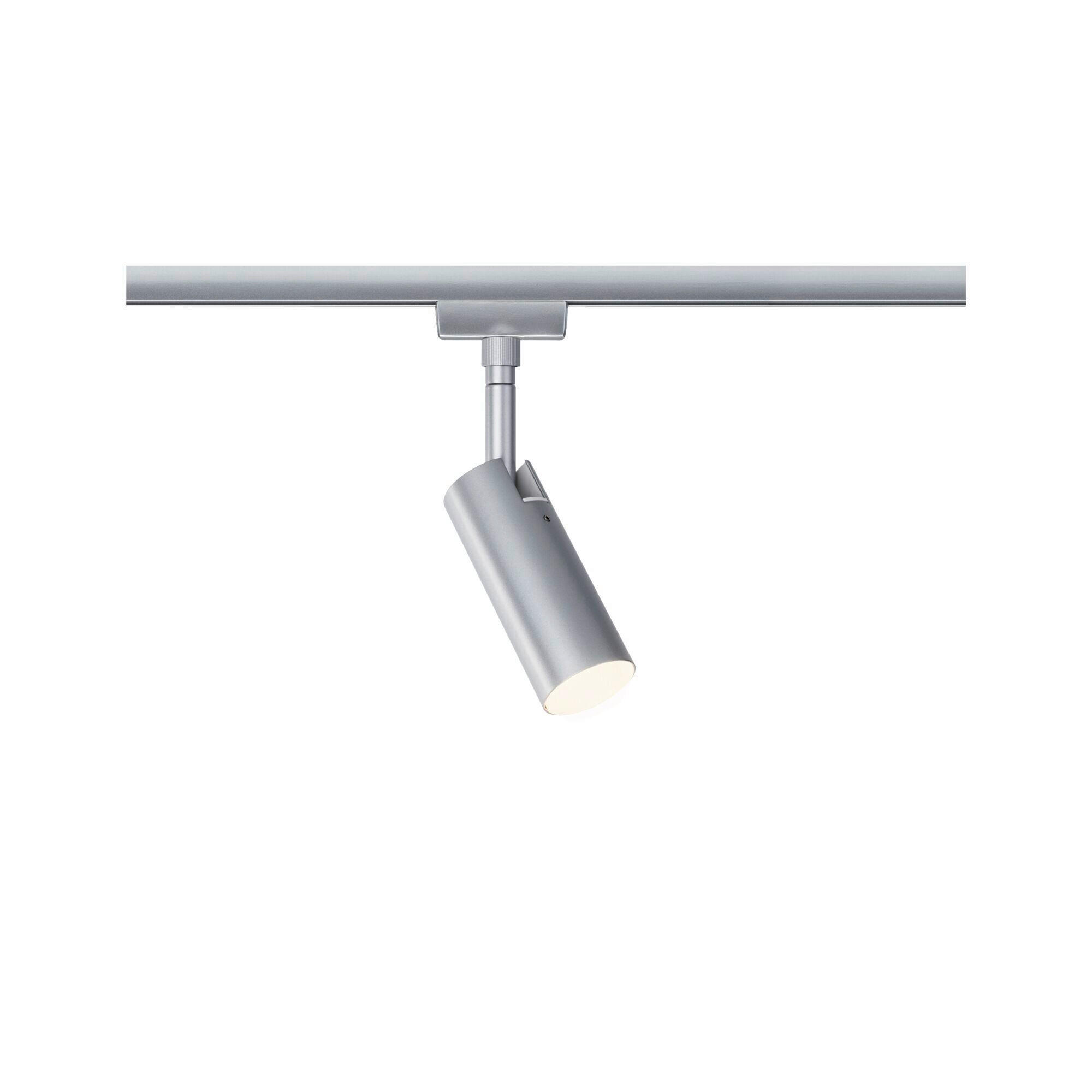 SCHIENENSYSTEM-STRAHLER - Chromfarben, Basics, Kunststoff/Metall (4,3/18,8cm) - Paulmann