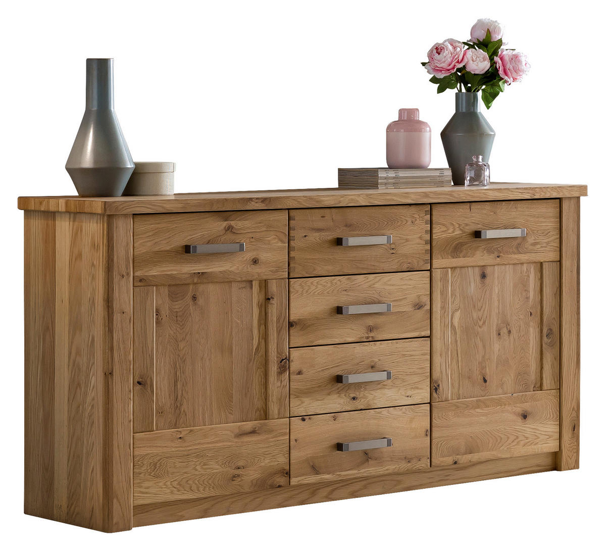 SIDEBOARD  in 165/87/44 cm  - Eichefarben/Bronzefarben, KONVENTIONELL, Holz/Holzwerkstoff (165/87/44cm) - Landscape