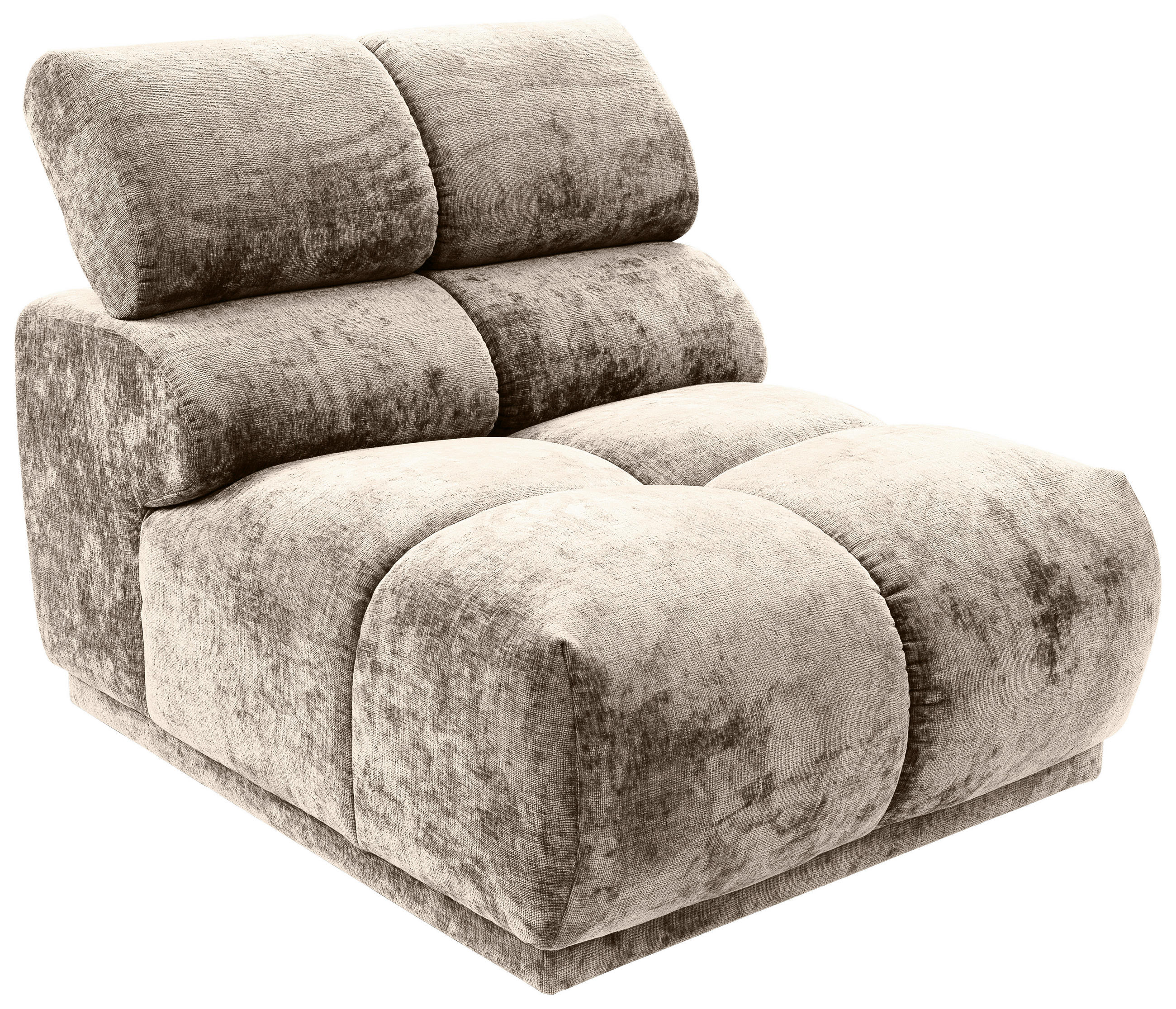 SOFAELEMENT Flachgewebe Taupe  - Taupe, MODERN, Textil (81/86/113cm) - MID.YOU