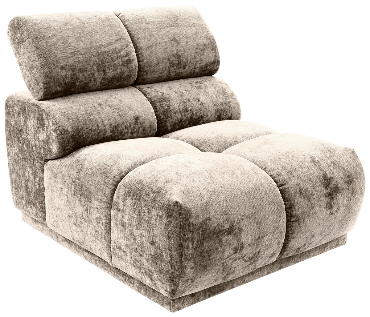 SOFAELEMENT in Flachgewebe Taupe  - Taupe, Modern, Textil (81/86/113cm) - MID.YOU