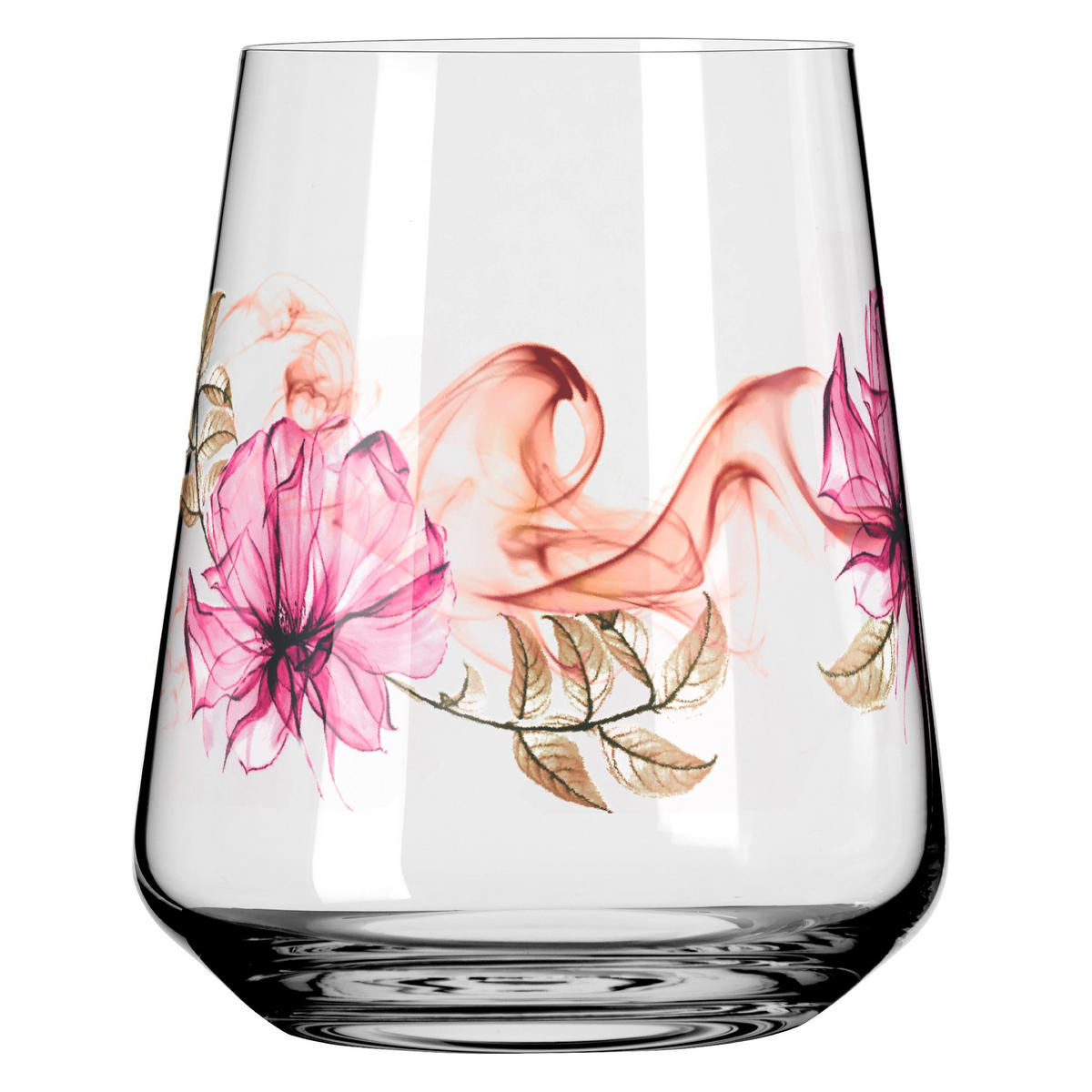 WASSERGLAS 510 ml 2-teilig  - Beere/Rosa, LIFESTYLE, Glas (9,3/9,3/11cm) - Ritzenhoff