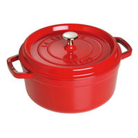SCHMORTOPF Staub LA COCOTTE 3,8 L  - Rot, Basics, Metall (24cm) - Staub