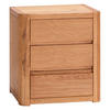 NACHTSCHRANK 50/56/40 cm Eiche massiv  - Eichefarben, Design, Holz (50/56/40cm) - Hasena