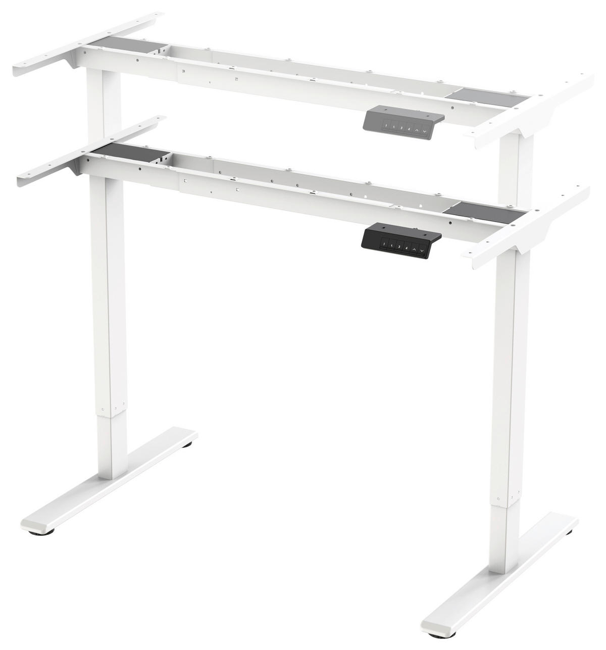 TISCHGESTELL   - Weiß, MODERN, Metall (112/70/119/68cm) - MID.YOU