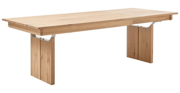 ESSTISCH in Holz 160-240/95/76 cm  - Eichefarben, KONVENTIONELL, Holz (160-240/95/76cm) - Linea Natura