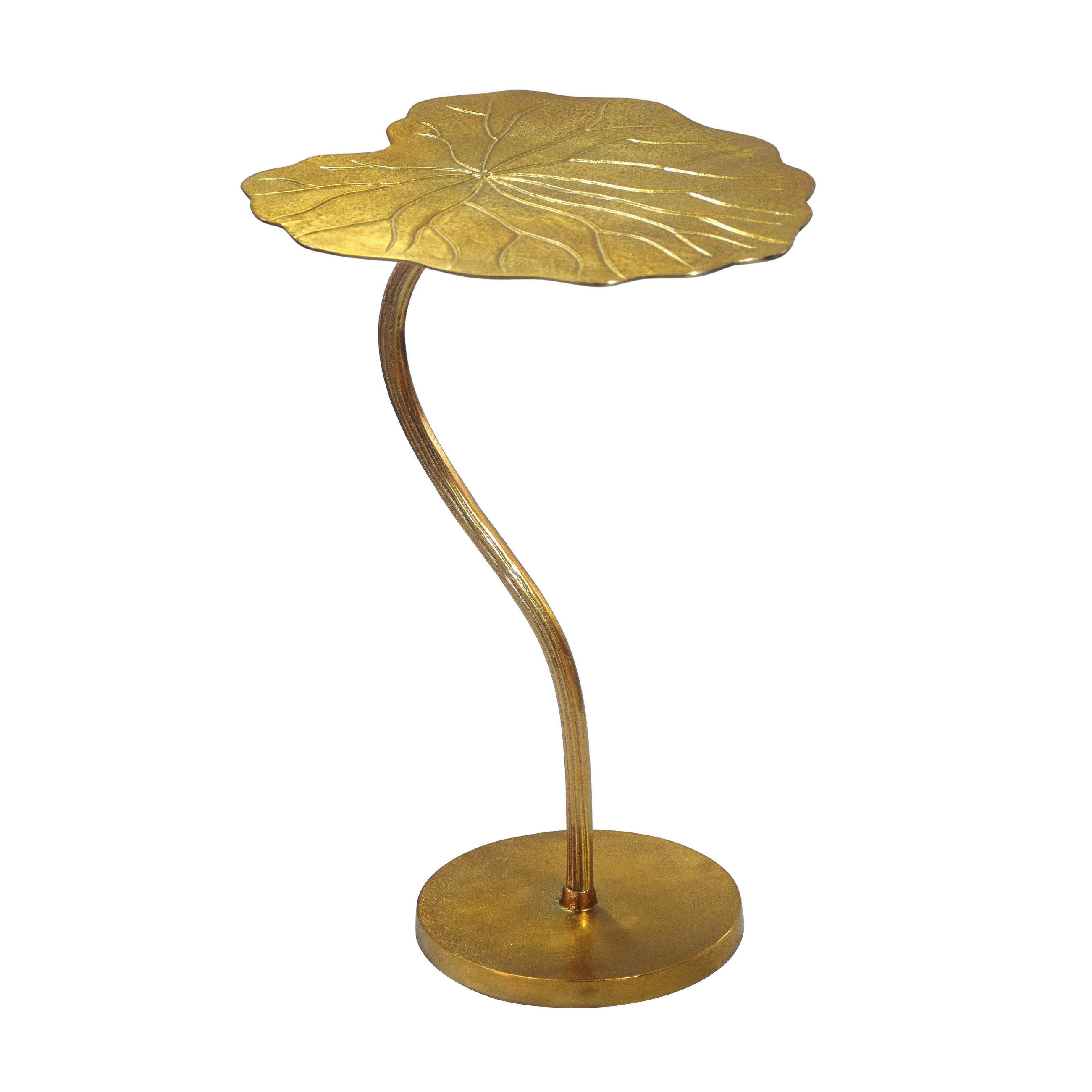 KISASZTAL fém 40/38/59 cm  - aranyszínű, Design, fém (40/38/59cm) - MID.YOU