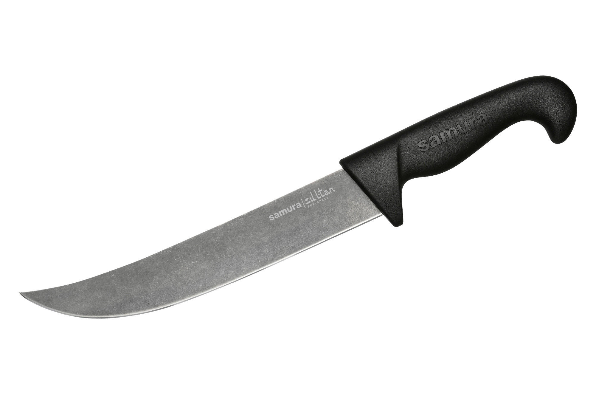 NOŽ KUHINJSKI SULTAN PRO STONEWASHED 34,5 cm oplemenjeni čelik - srebrne boje/crna, Basics, metal/plastika (34,5cm) - Samura