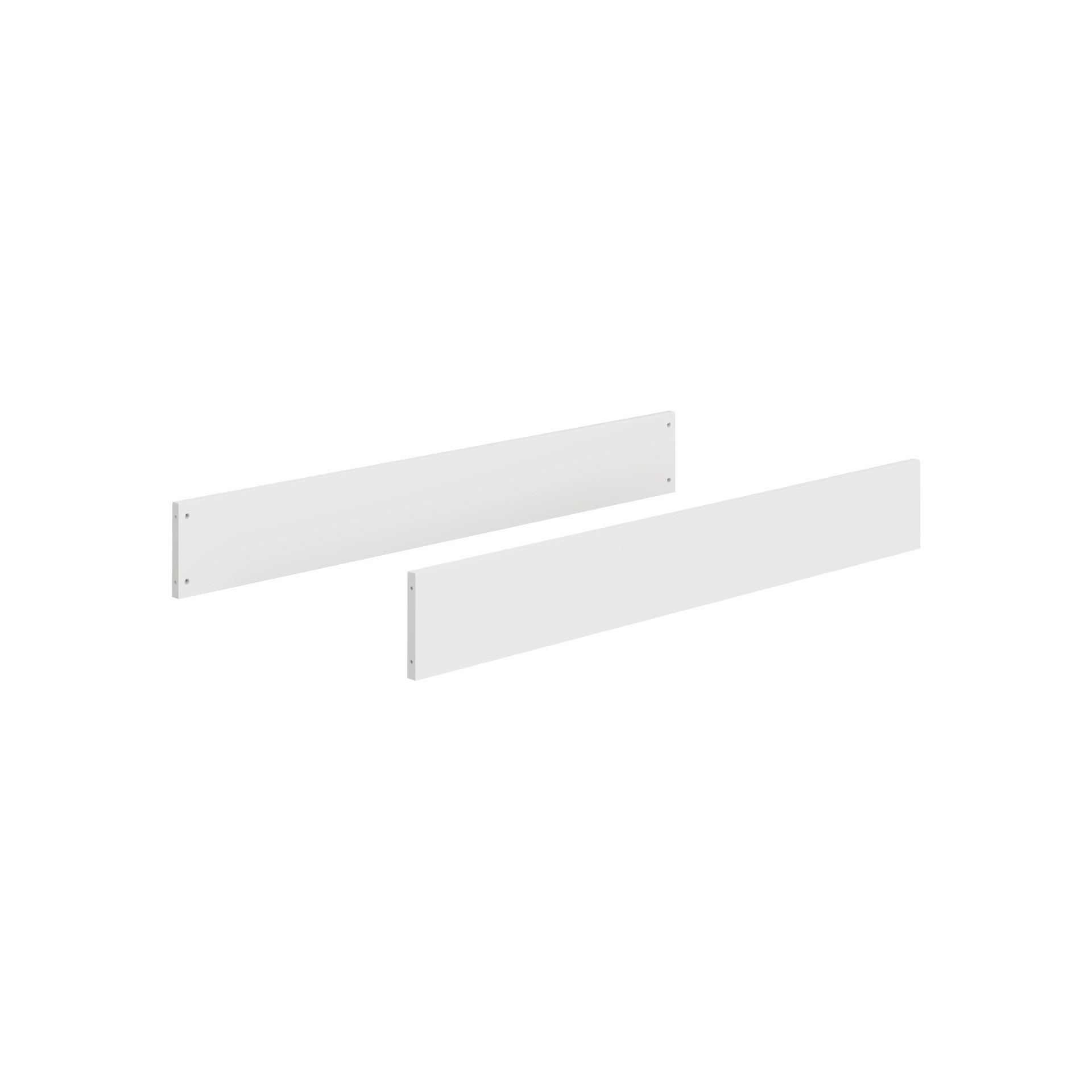 UMBAUSEITEN Remo 139/1,8/18,4 cm - Weiß, Basics, Holzwerkstoff (139/1,8/18,4cm) - Paidi