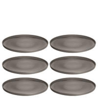 SPEISETELLERSET ROMA    - Taupe, KONVENTIONELL, Keramik (27,0/2,1/27,0cm) - Leonardo