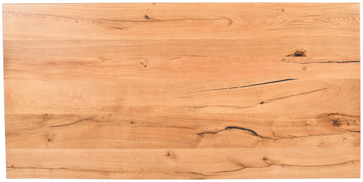 TISCHPLATTE Eiche Eichefarben  - Eichefarben, Design, Holz (240/100/5cm) - Landscape