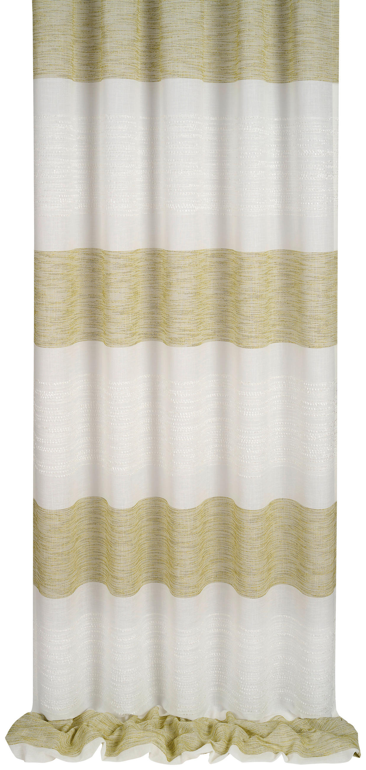 DEKOSTOFF per lfm halbtransparent  - Grün, KONVENTIONELL, Textil (145cm) - Esposa