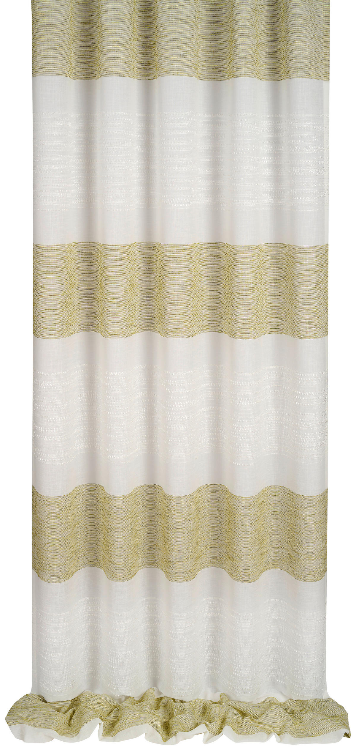 DEKOSTOFF per lfm halbtransparent  - Grün, KONVENTIONELL, Textil (145cm) - Esposa