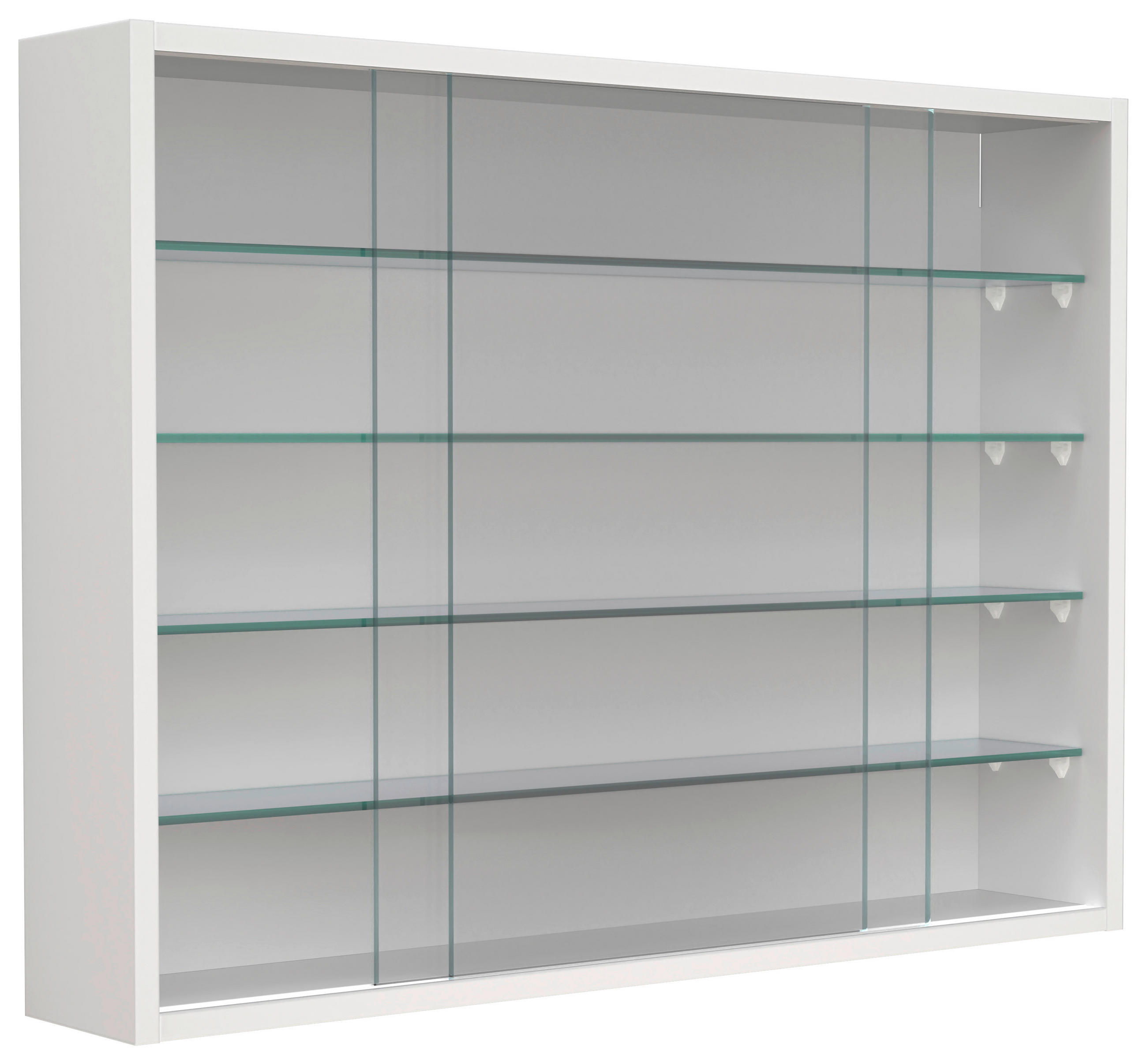 HÄNGEVITRINE in Weiß   - Weiß, Design, Glas/Holzwerkstoff (75/55/12cm) - MID.YOU