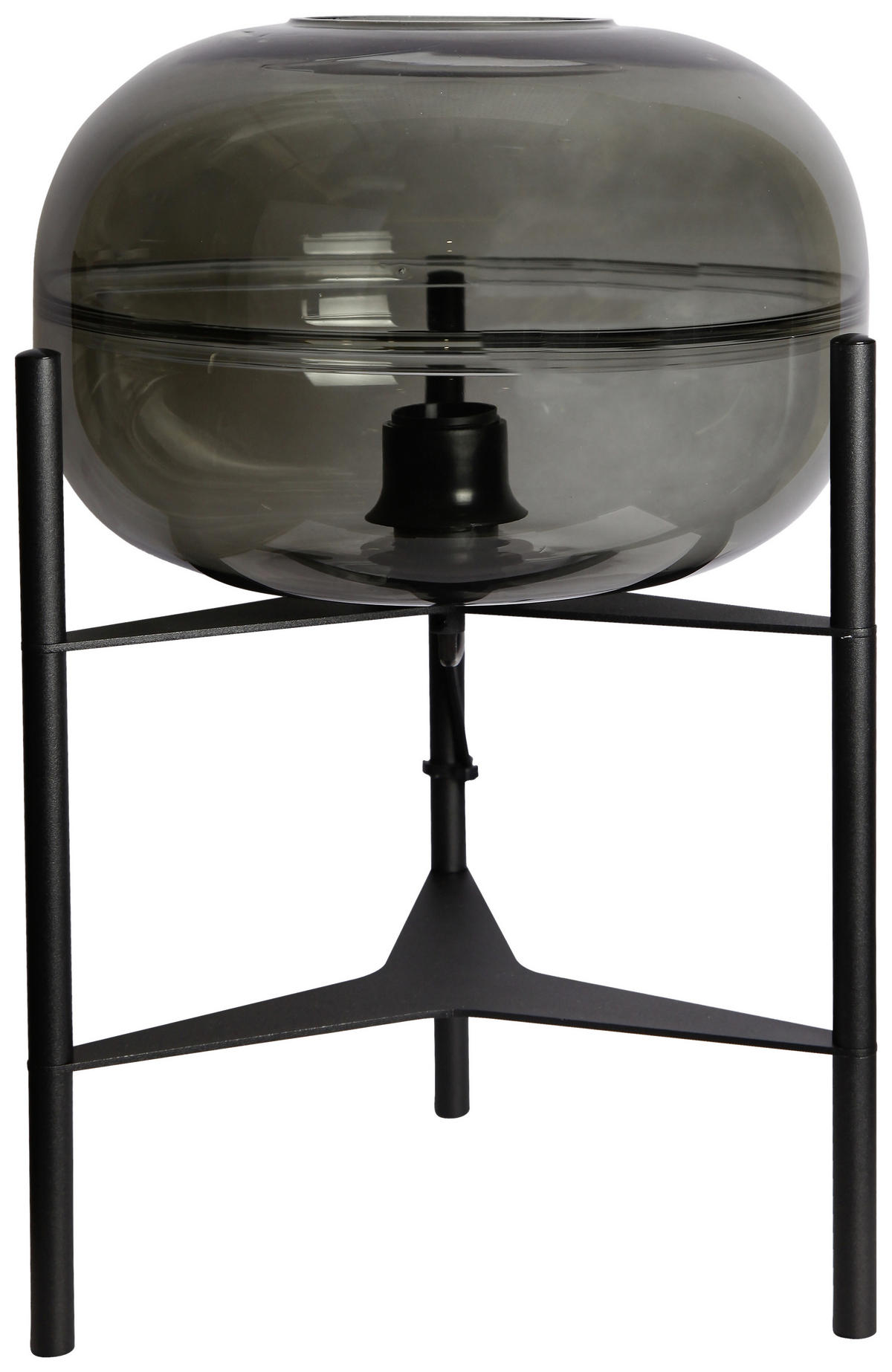 BORDSLAMPA Boom 30/45 cm   - ljusgrå/svart, Trend, metall/glas (30/45cm) - Dieter Knoll