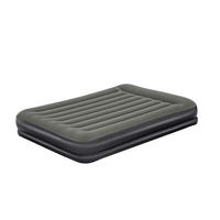 LUFTBETT   203/152/36 cm Schwarz, Dunkelgrau  - Dunkelgrau/Schwarz, KONVENTIONELL, Kunststoff (203/152/36cm) - Bestway