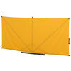 SICHTSCHUTZ - Anthrazit/Gelb, KONVENTIONELL, Textil/Metall (280/150cm) - Siena Garden