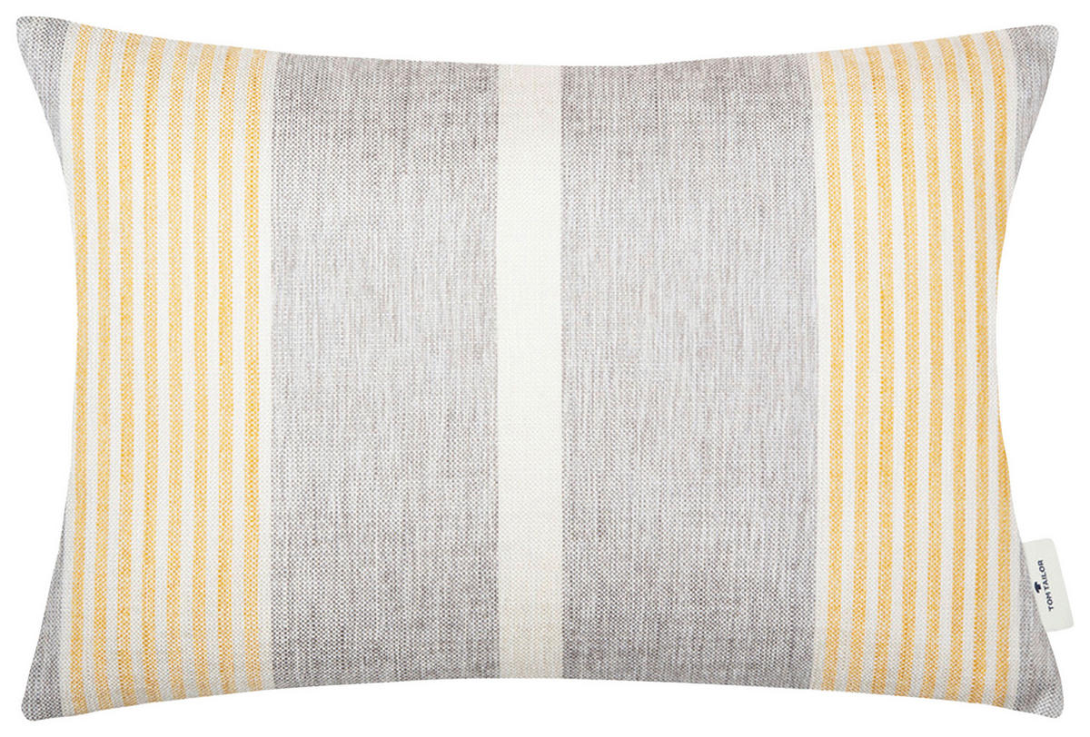 KUDDFODRAL Fresh 40/60 cm  - ljusgrå/grå, Klassisk, textil (40/60cm) - Tom Tailor