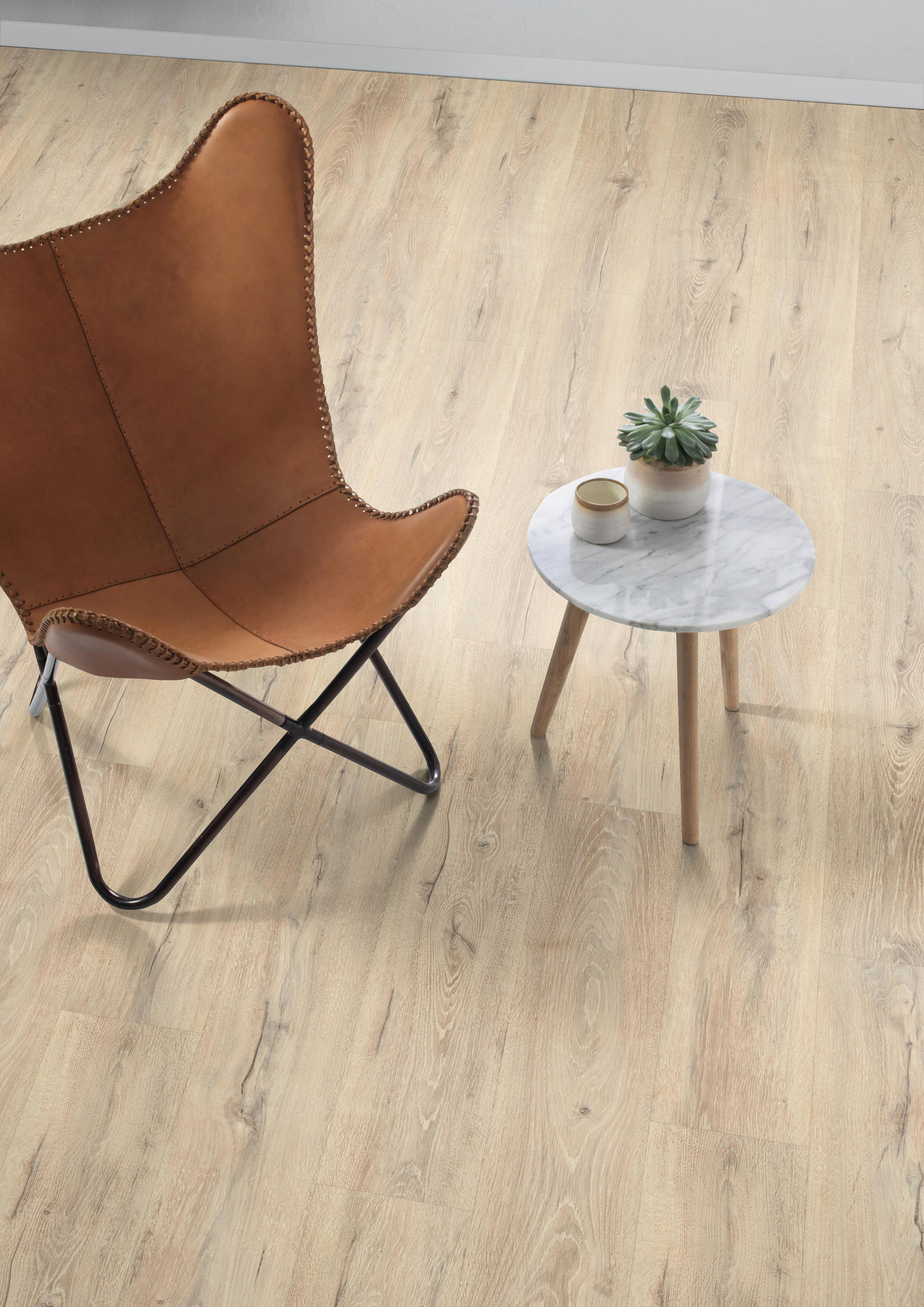 DESIGNBODEN Panora Eiche beige EGGER Aquadura  per  m² - Eichefarben/Beige, KONVENTIONELL, Holzwerkstoff (129.2/19.3/0.75cm) - Egger Holzwerkstoffe