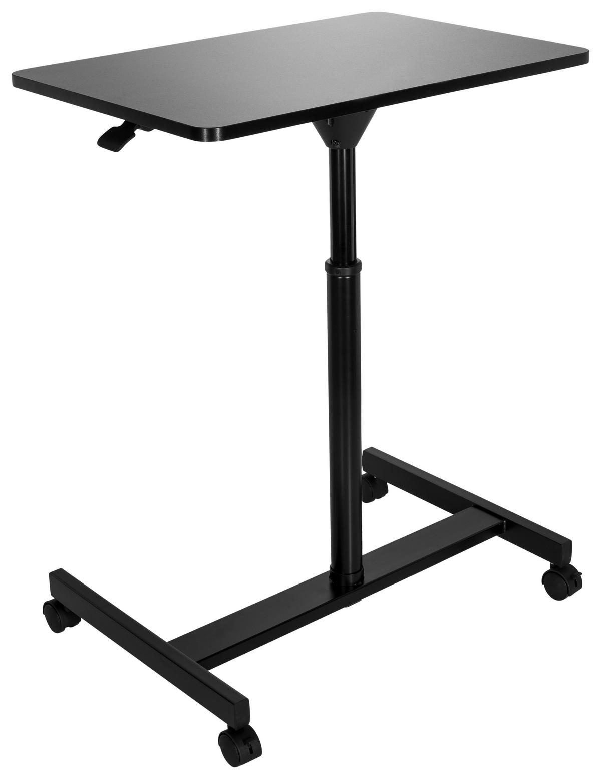 STOJEČI PULT - črna, Basics, kovina/leseni material (70/48/80-114cm) - MID.YOU
