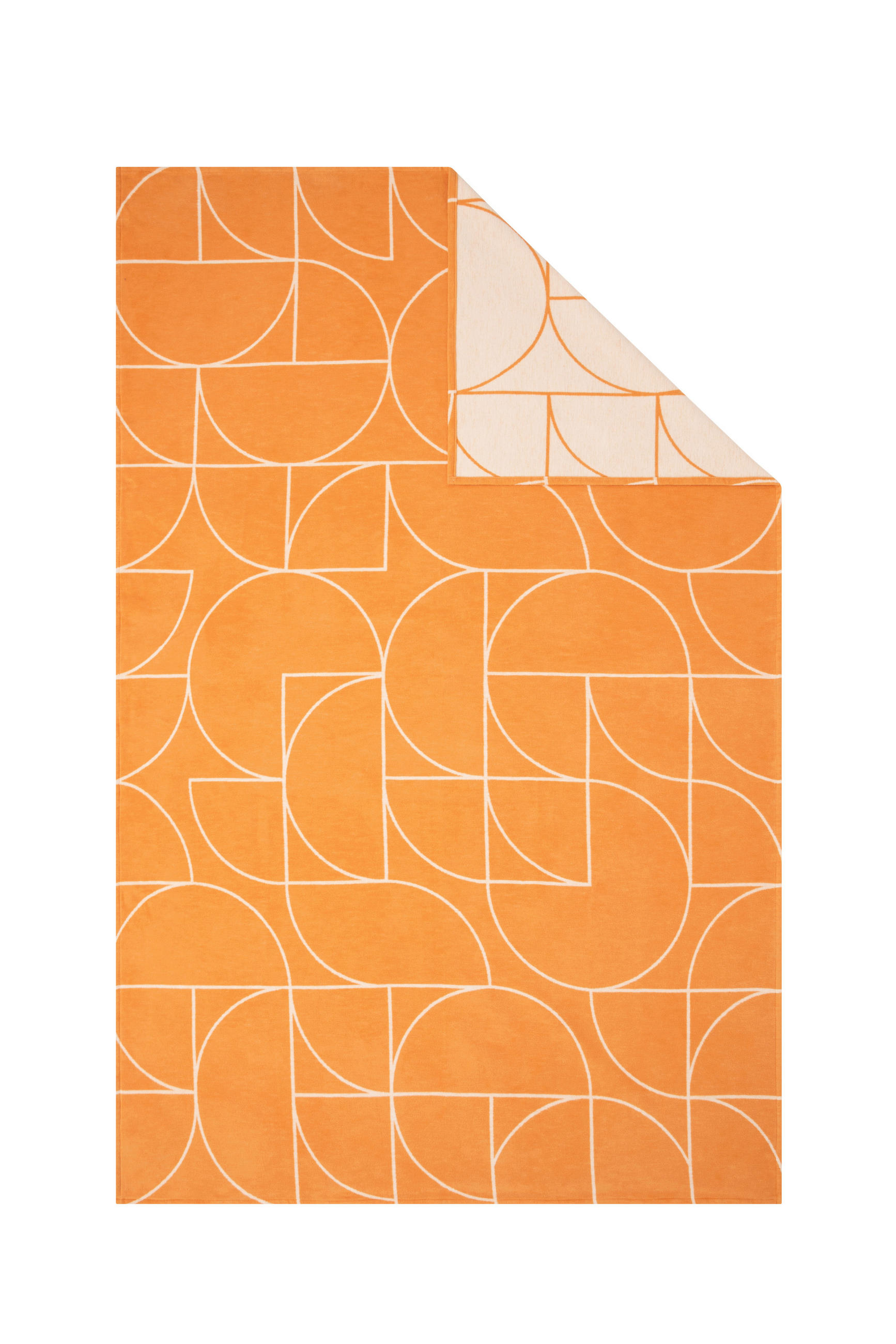WOHNDECKE 140/200 cm  - Orange, Design, Textil (140/200cm) - Bio:Vio