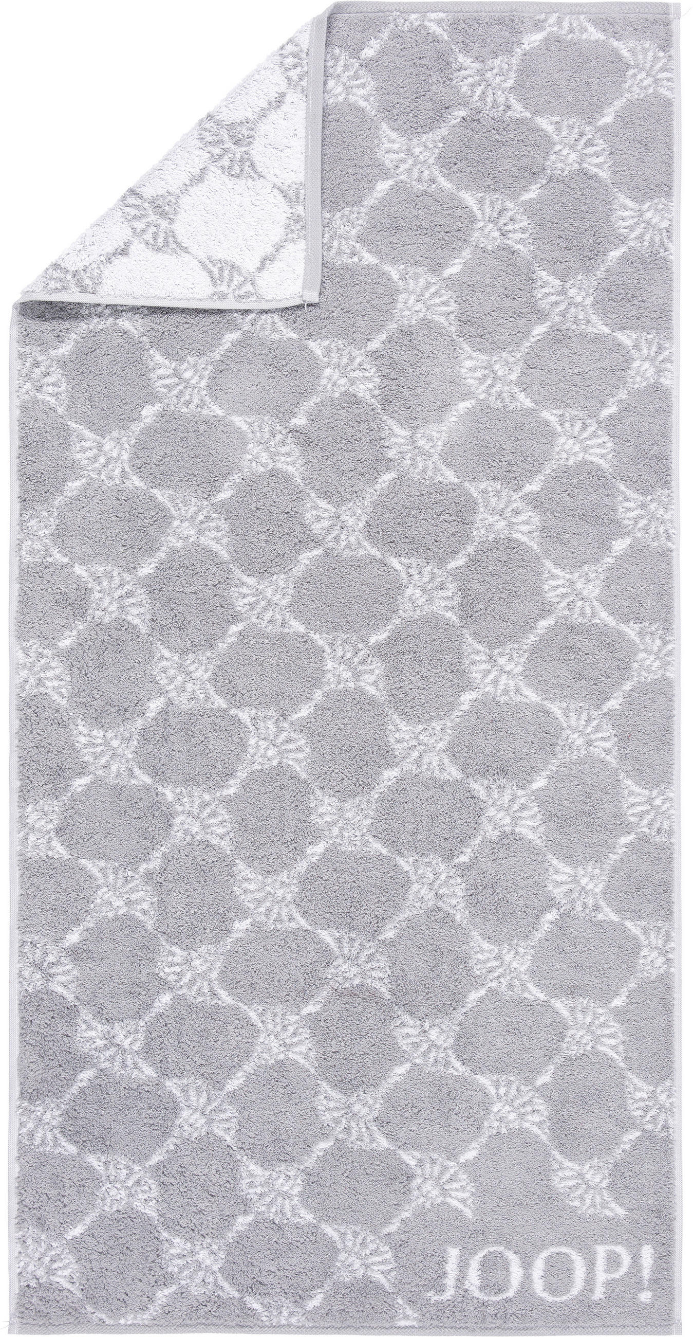 HANDTUCH CORNFLOWER Silberfarben  - Silberfarben, Design, Textil (50/100cm) - Joop!