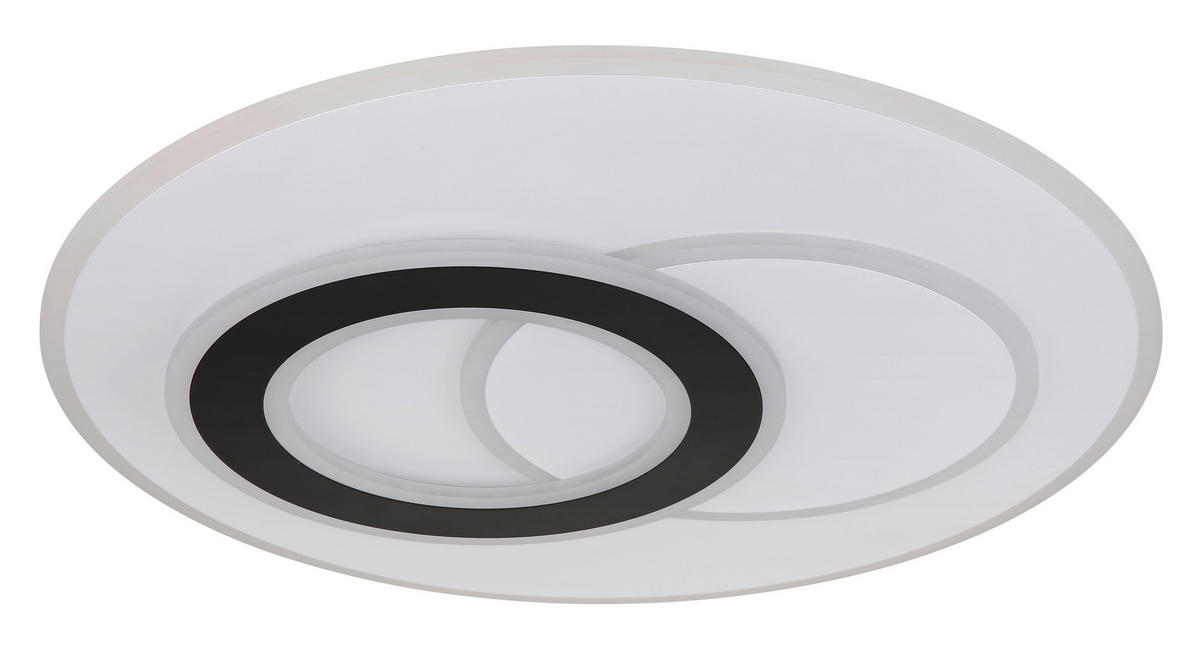 PLAFONIERĂ CU LED - alb/opal, Design, plastic/metal (70/5,9cm) - Globo