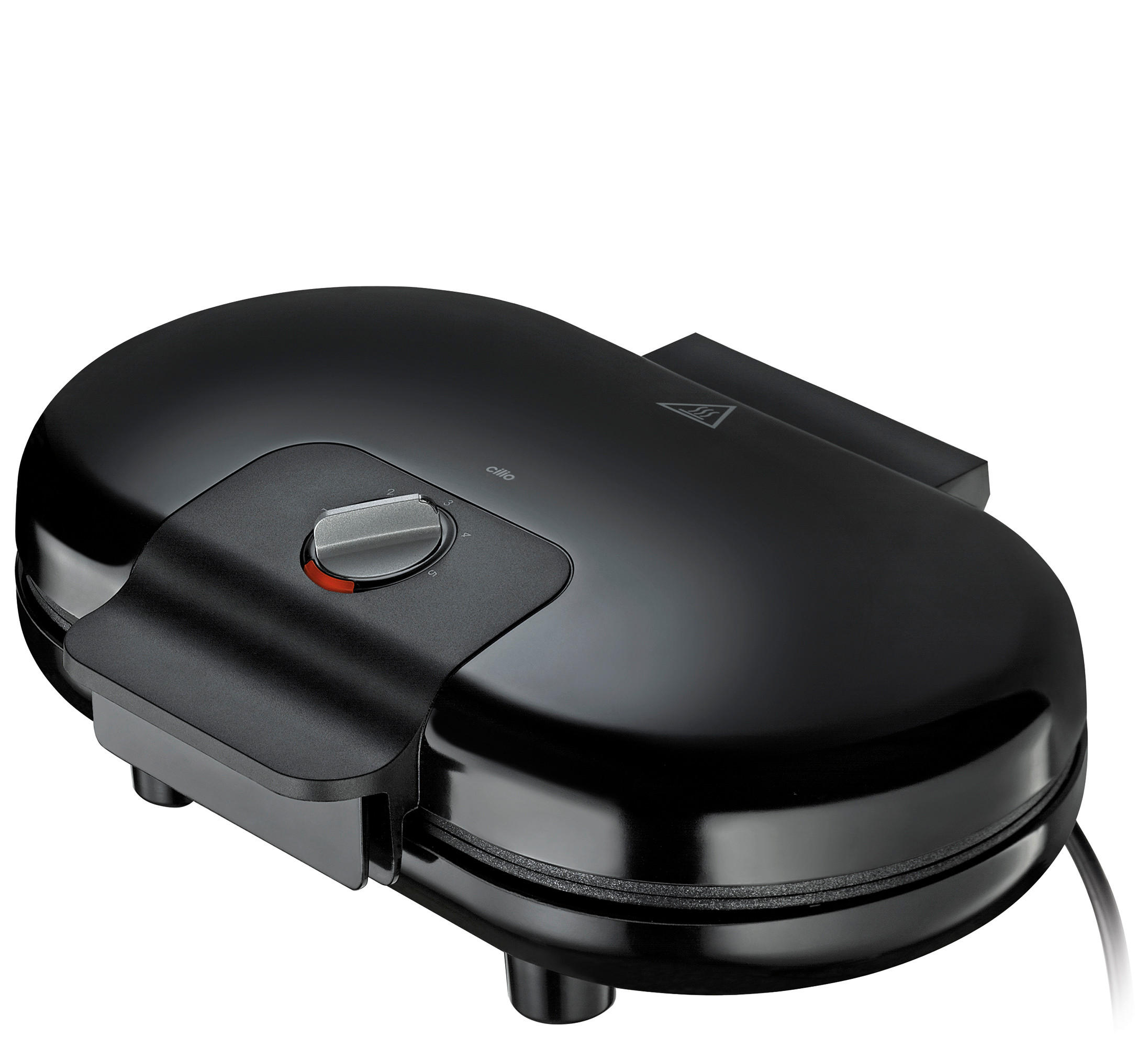 WAFFELEISEN CLASSIC DUO  - Schwarz, Basics, Metall (24,5/34/10cm) - Cilio