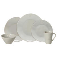 KOMBISERVICE Hellgrau NOVA 5-teilig 1 Personen  - Hellgrau, Basics, Keramik - Costa Nova