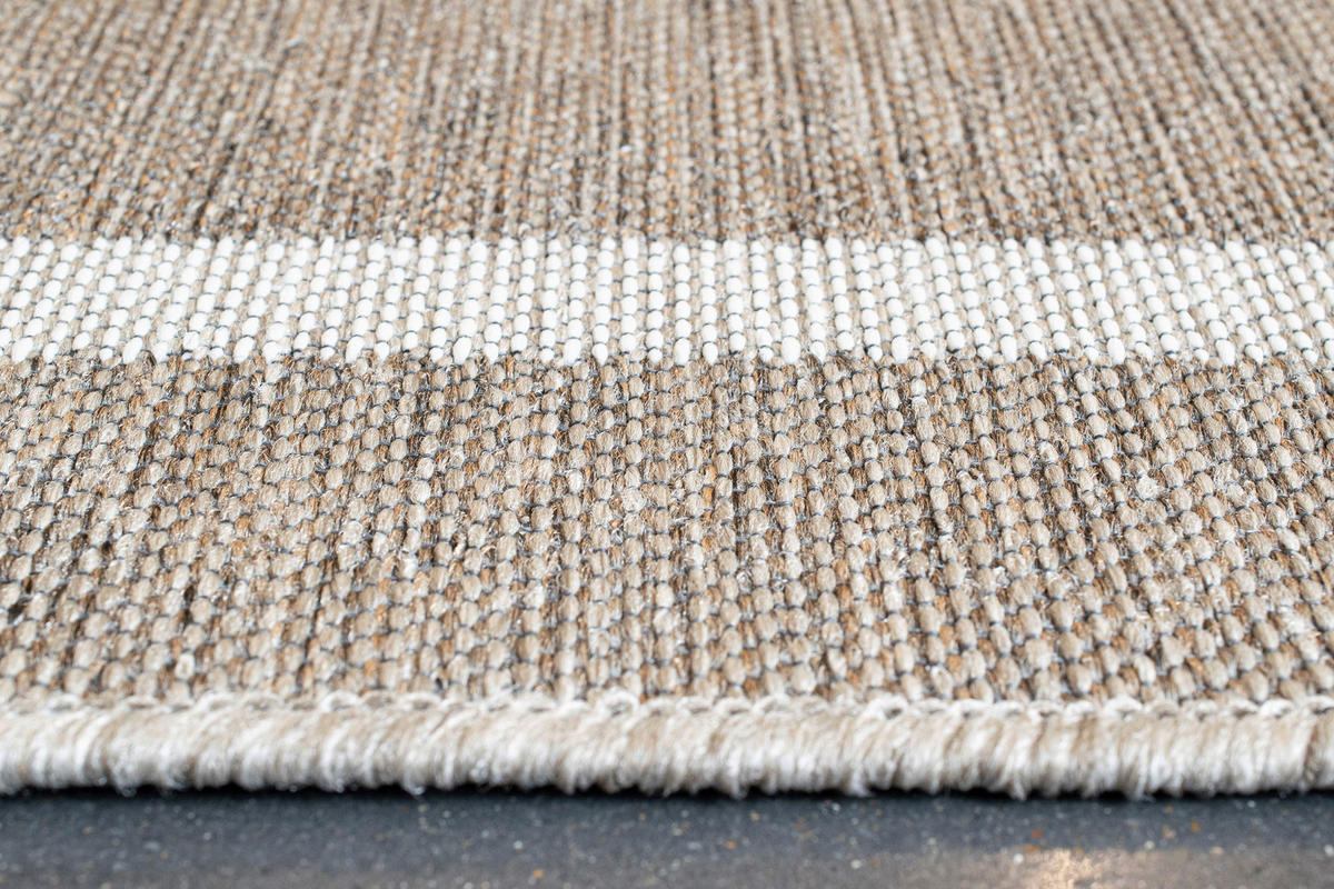 WEBTEPPICH 80/150 cm Amalfi Grau, Taupe, Hellgrau  - Taupe/Hellgrau, KONVENTIONELL, Textil (80/150cm)
