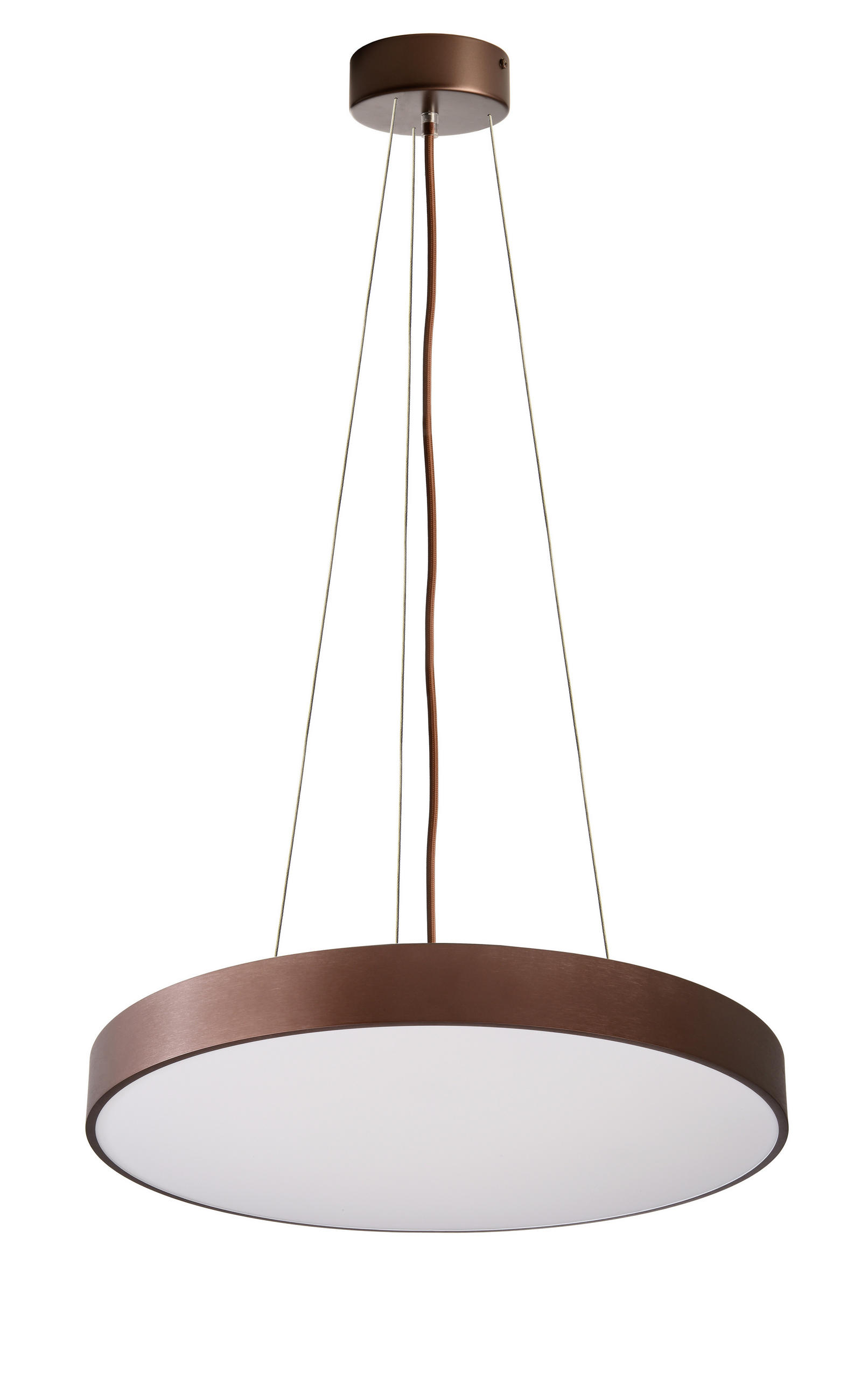 LED-HÄNGELEUCHTE Menkar 60/60/220 cm   - Kupferfarben, Design, Metall (60/60/220cm)