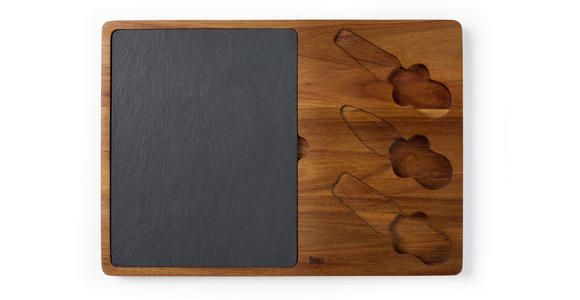 KÄSEMESSERSET  - LIFESTYLE, Holz/Stein - Homeware Profession.