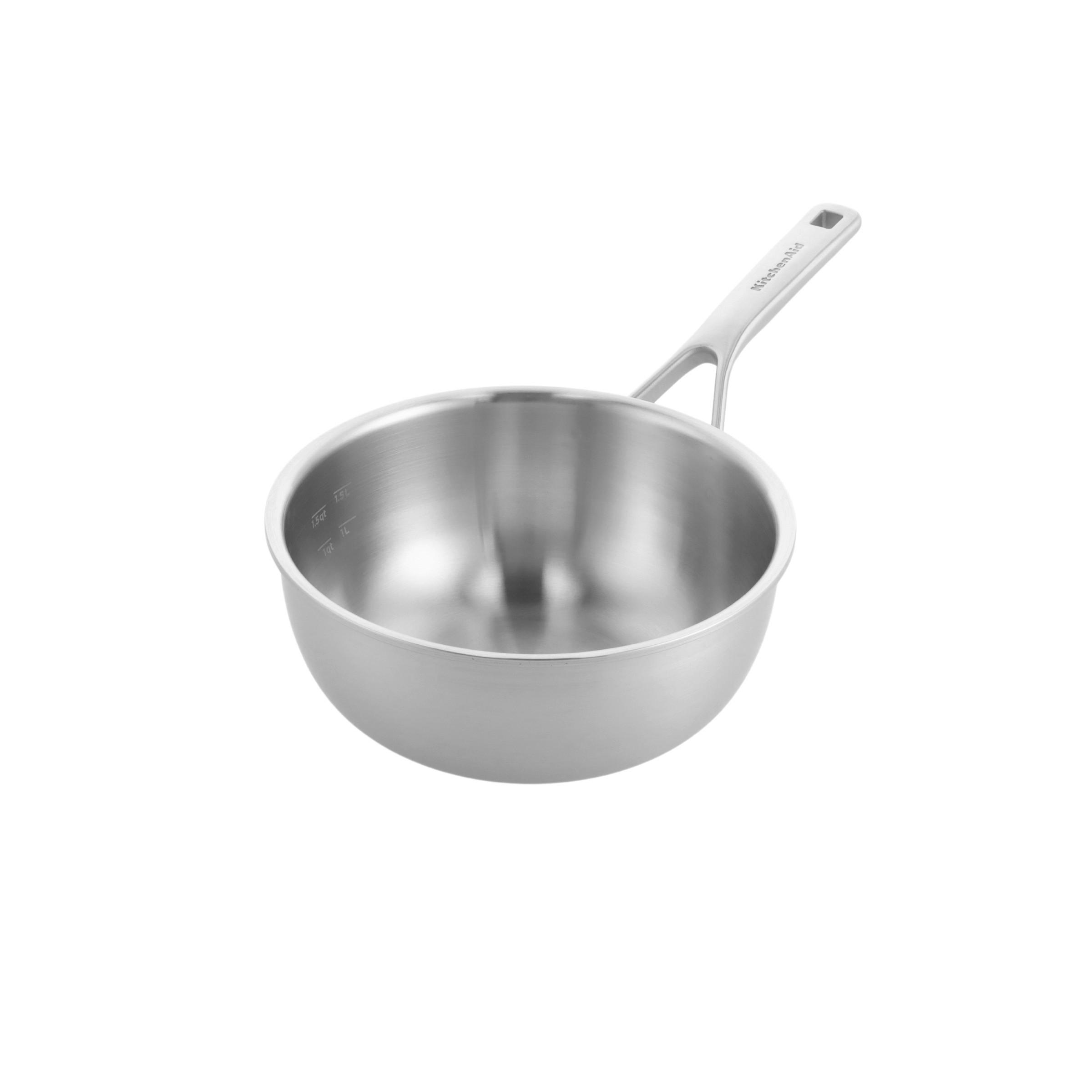 KASSEROLLE Multi-Ply Stainless Steel 2.3 L  - Edelstahlfarben, Basics, Metall (20cm) - Kitchenaid