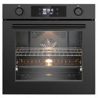 EINBAUBACKOFEN EBO 7913  - Schwarz, Trend, Metall (59,5/59,5/57,5cm) - Bomann