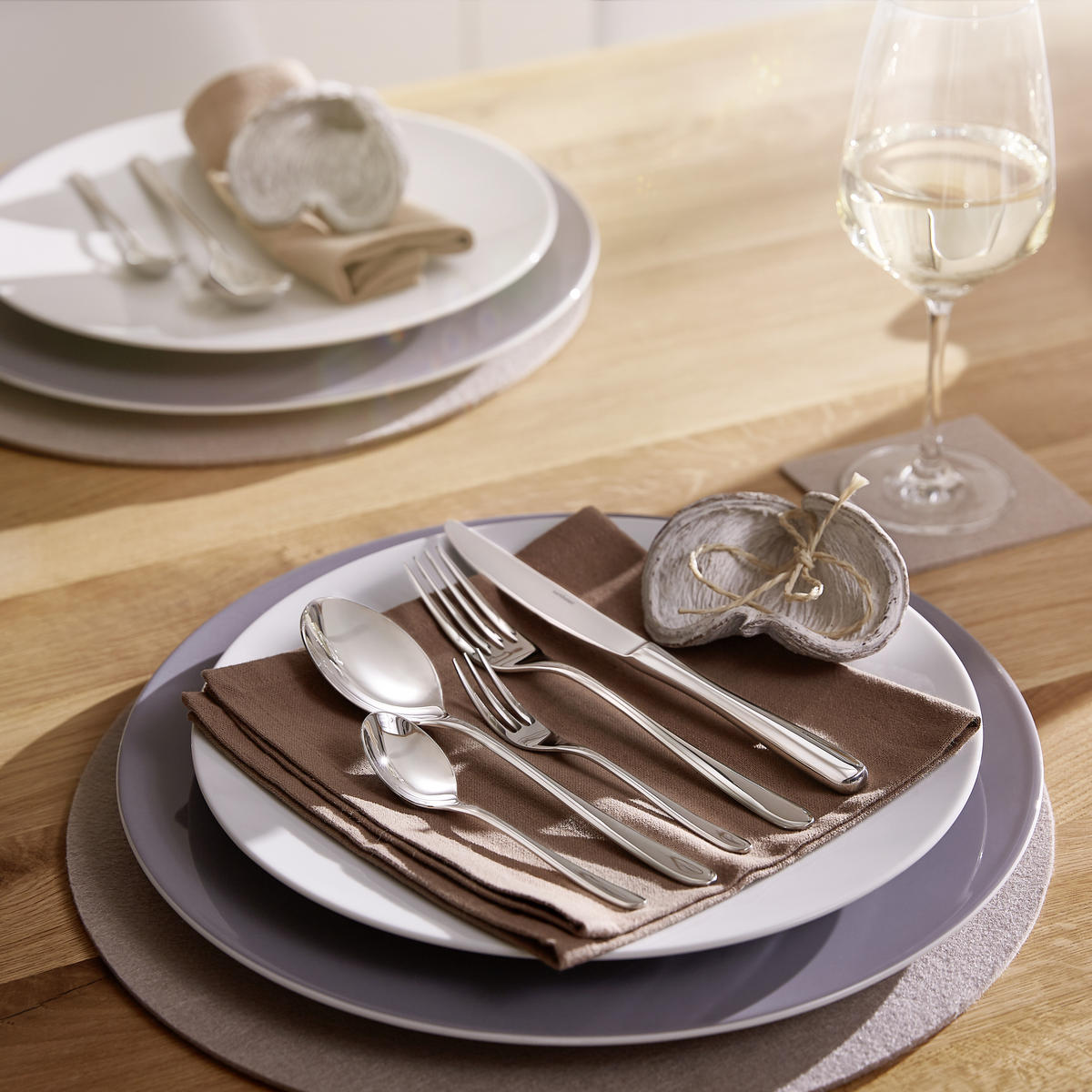 SAMBONET Besteckset 60-teilig Edelstahl  - Basics, Metall - Sambonet