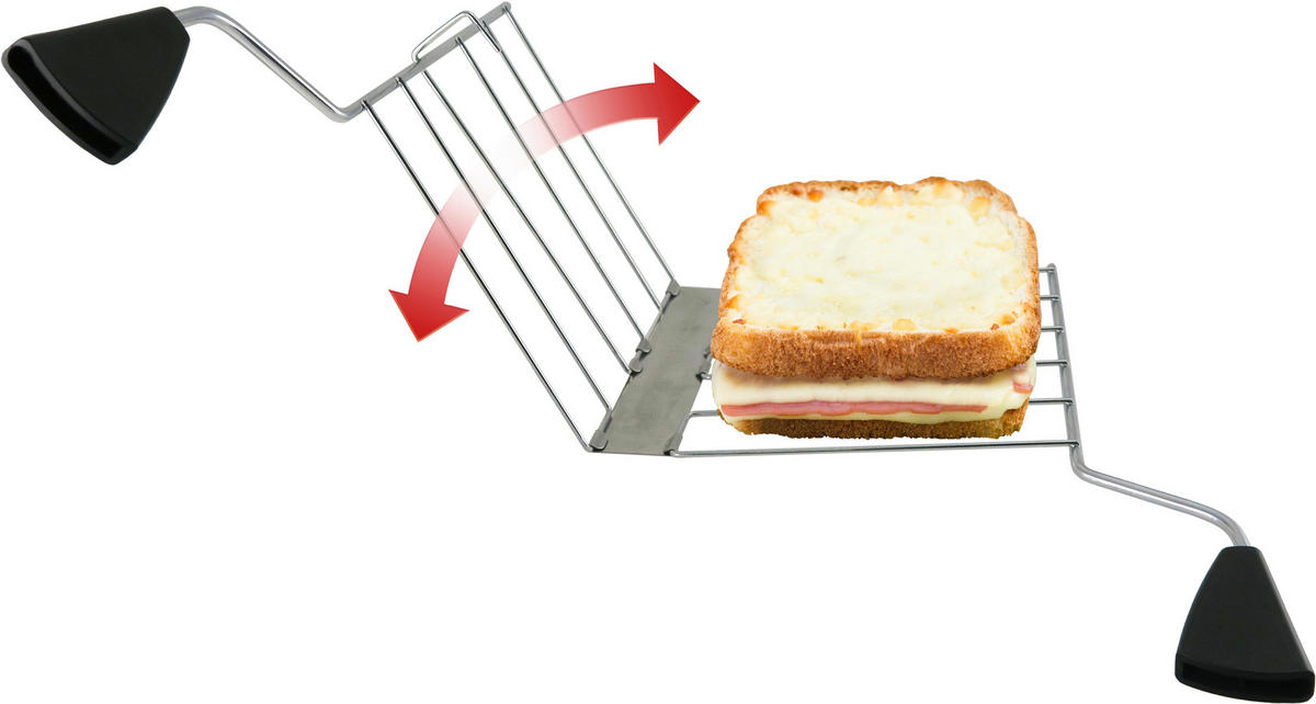 TOASTER  - Schwarz, MODERN, Kunststoff (28,5/17/19,4cm) - Trisa Electronics