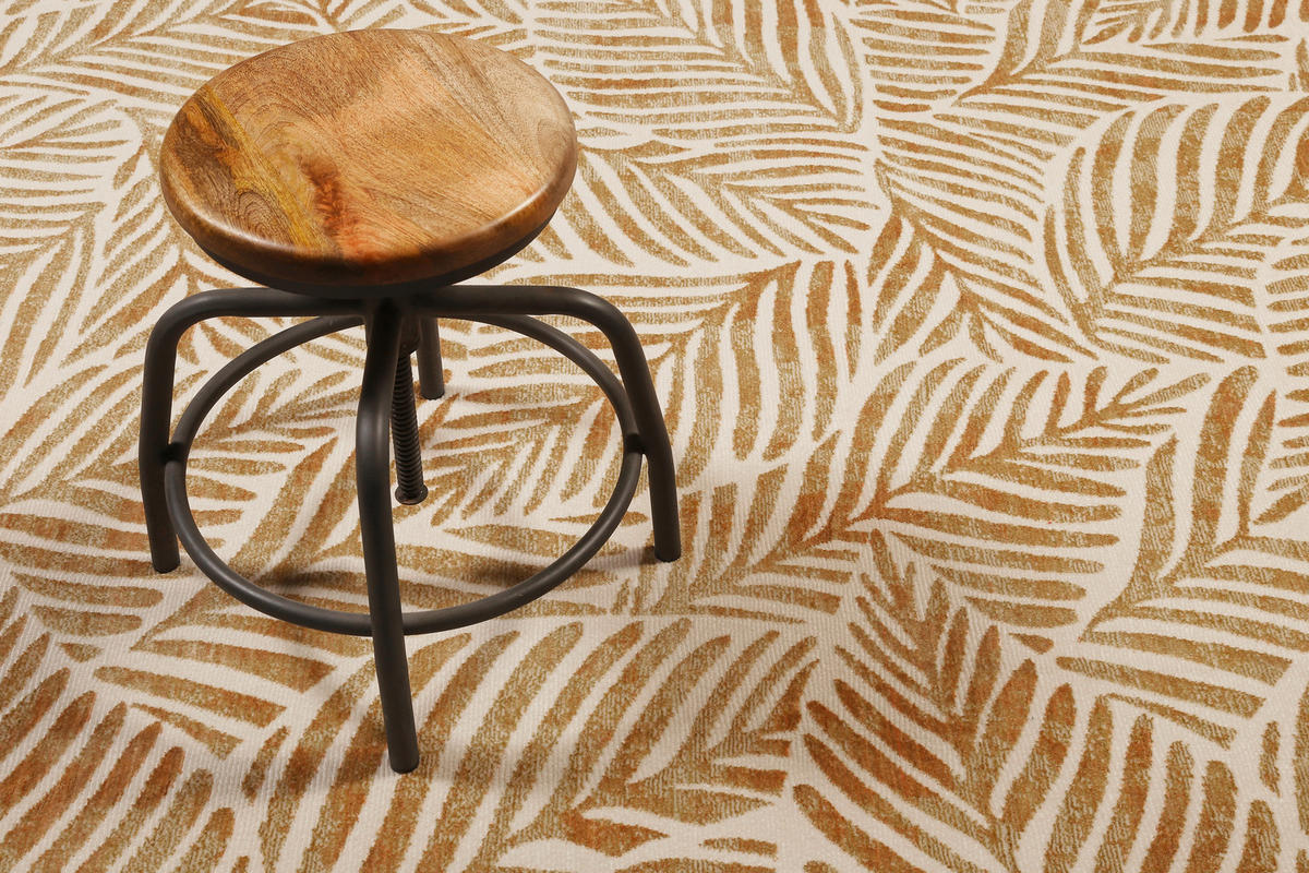 FLACHWEBETEPPICH 80/150 cm Esprit Goldfarben  - Goldfarben, Design, Textil (80/150cm) - Esprit