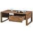 COUCHTISCH Eiche massiv rechteckig Eichefarben - Eichefarben, Natur, Holz (110/60/40cm) - Carryhome