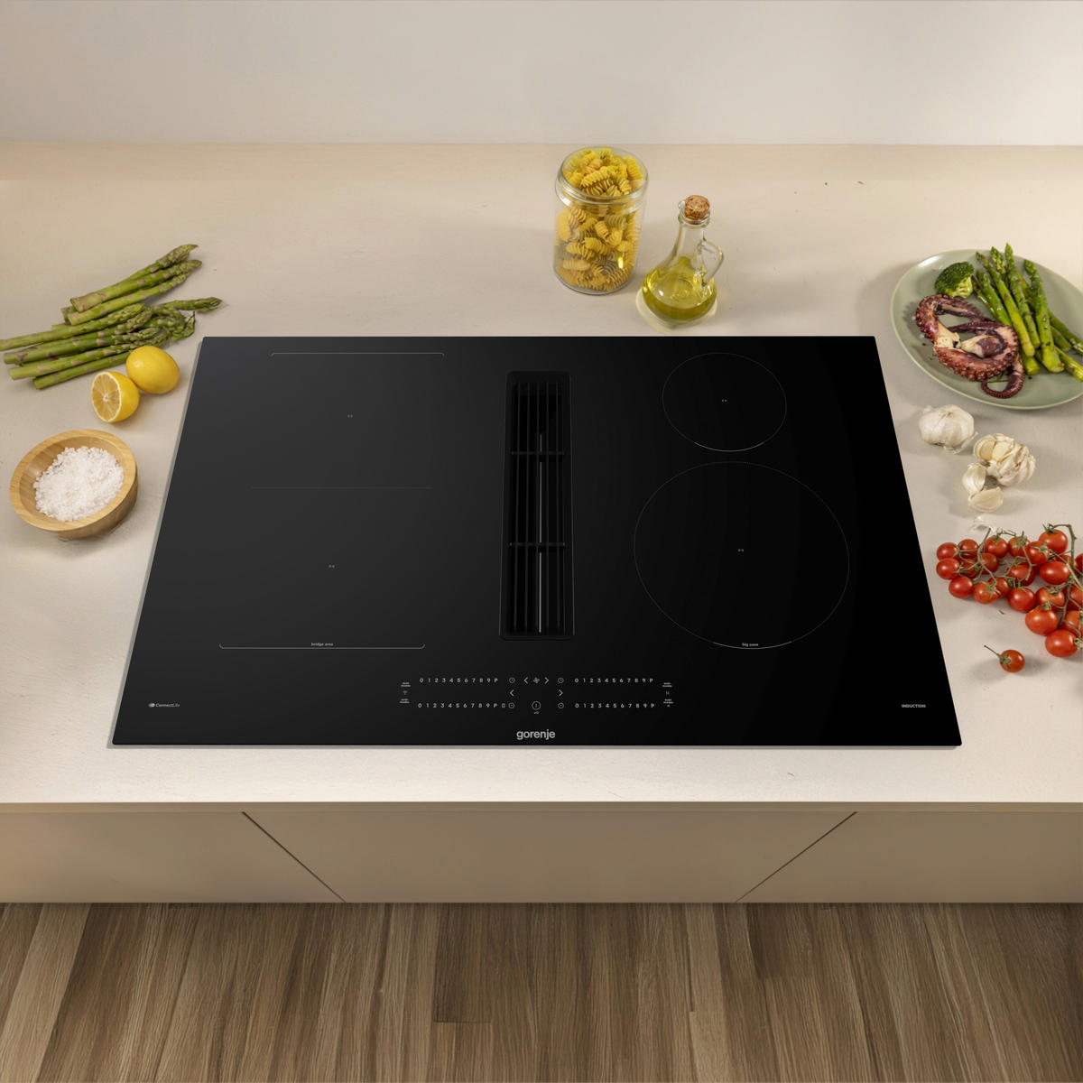 KOCHFELD-DUNSTABZUG-KOMBI  - MODERN (83/23,3/52cm) - Gorenje