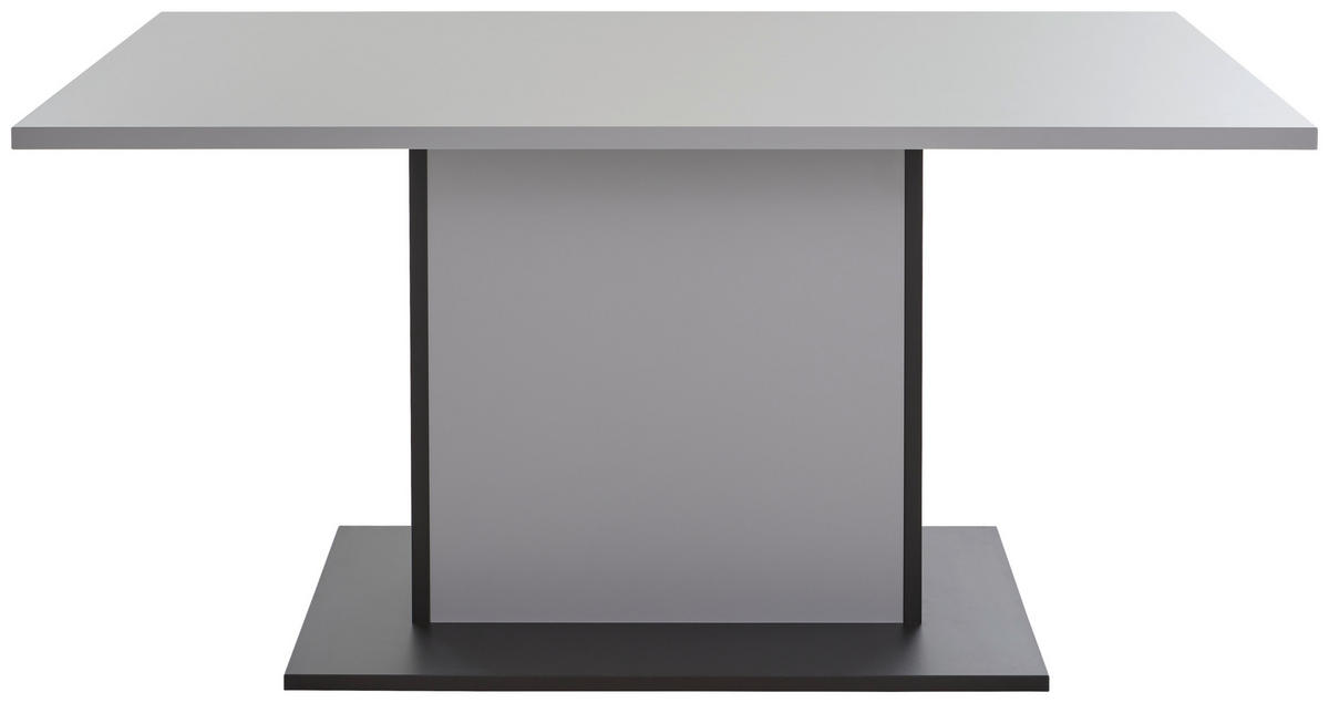 ESSTISCH rechteckig Anthrazit, Grau  - Anthrazit/Grau, Design, Holzwerkstoff (160/90/78cm) - Hom`in